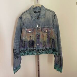 Amiri Hollywood Denim Jacket